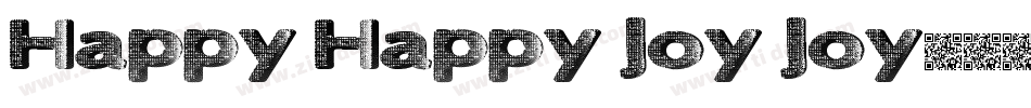Happy Happy Joy Joy字体转换
